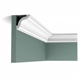 Карниз потолочный Orac Decor CX124F гибкий 2000x49x49 в интерьере