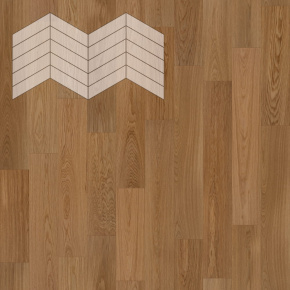 Паркет Елка Французская Lab Arte Chevron Дуб Рустик Гридж лак 400/348х90х14/3/60° в интерьере