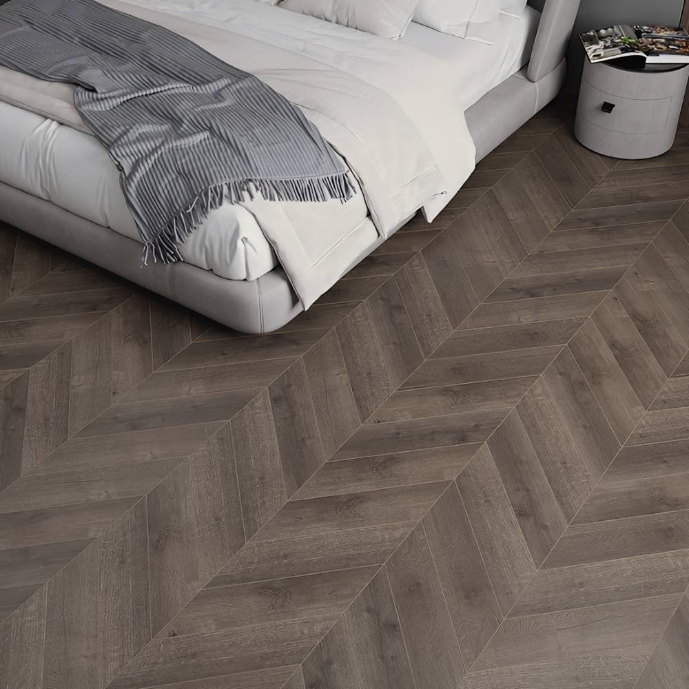 Ламинат ПВХ Alpine Floor Дуб Антарес Chevron SPC ECO 18-9***