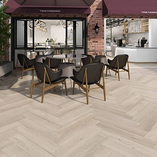 ПВХ Покрытие Calitex Diamonds Cullinan Herringbone Click DM903 750x150x6 (1,575 м2) в интерьере