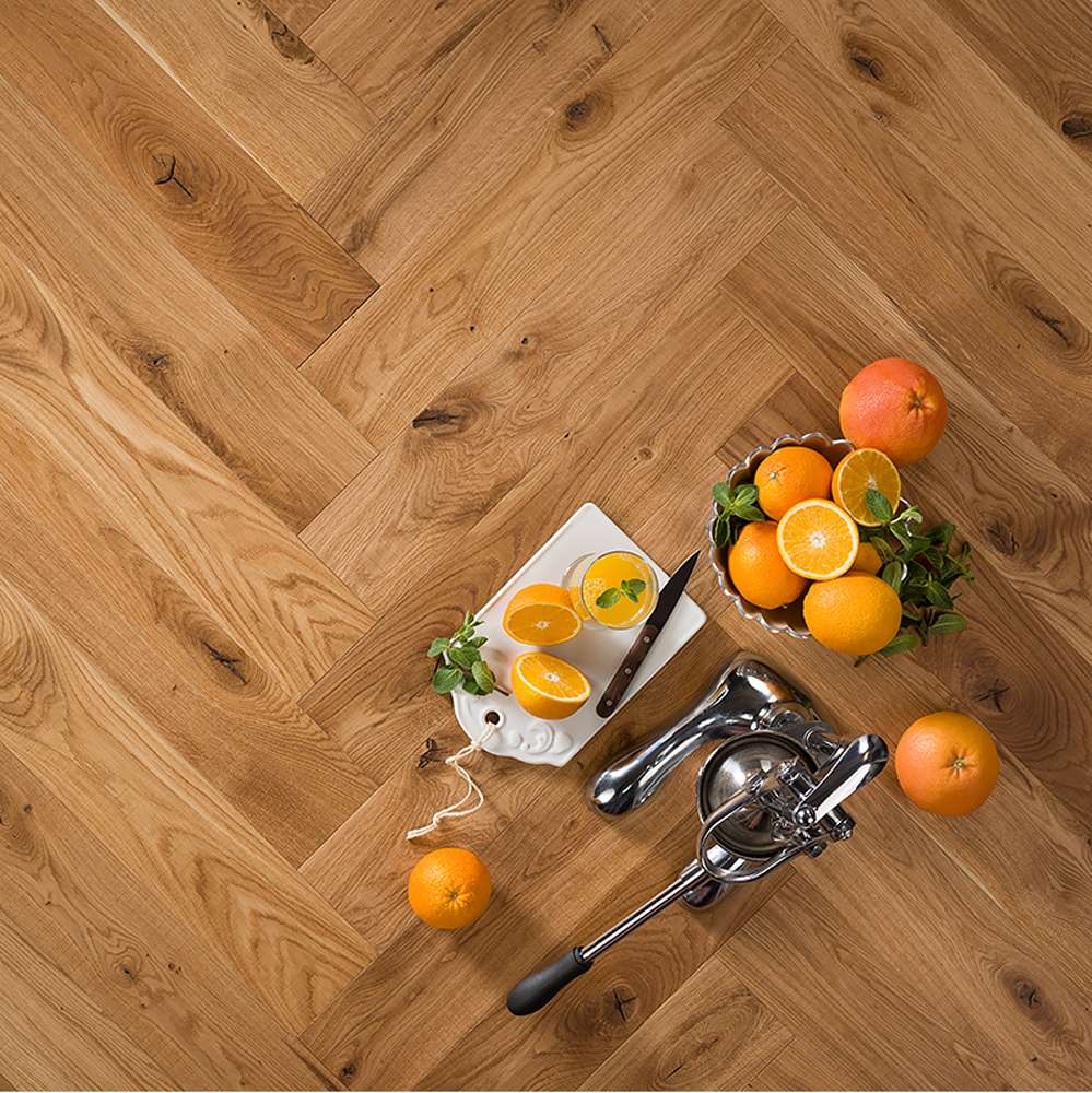 Паркет елка Английская Coswick Дуб Хельсингборг (1174-7569) Шелковое масло ультраматовое 1,613 м2