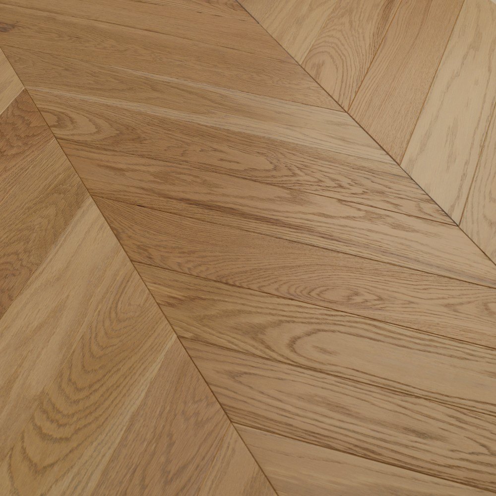Паркет Елка Французская Lab Arte Chevron Дуб Селект Бург лак 600/490х110х14/3/45°