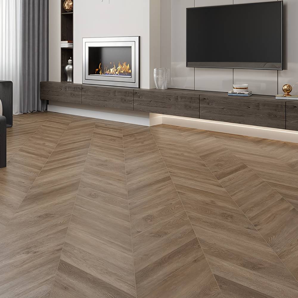 Ламинат ПВХ Alpine Floor Макадамия Chevron SPC ECO 18-5***