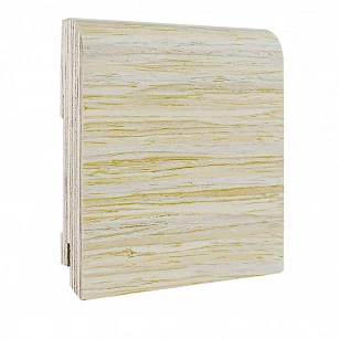 Плинтус шпонированный натур. Finitura Decor 83*19*2400 дуб выбеленный 510 DS в интерьере