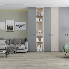 SPC Ламинат Alta Step Дуб бежевый 1218х180х5 (2,6309 м2) SPC8802 в интерьере