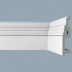 Плинтус напольный Bello Deco XPS П6 120х24х2000 в интерьере