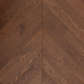 Паркет Елка Французская Lab Arte Chevron Дуб Рустик Табак лак 400/328х125х14/3/60° в интерьере