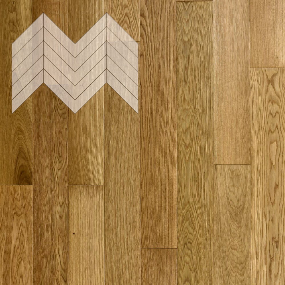 Паркет Елка Французская Lab Arte Chevron Дуб Натур Масло UV.S 600/490х110х14/3/45°
