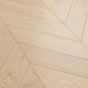 Паркет Елка Французская Lab Arte Chevron Дуб Натур Лана лак 600/475х125х14/3/45° в интерьере