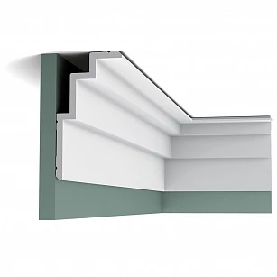 Плинтус из дюрополимера Orac Decor C392 2000х100х190 в интерьере
