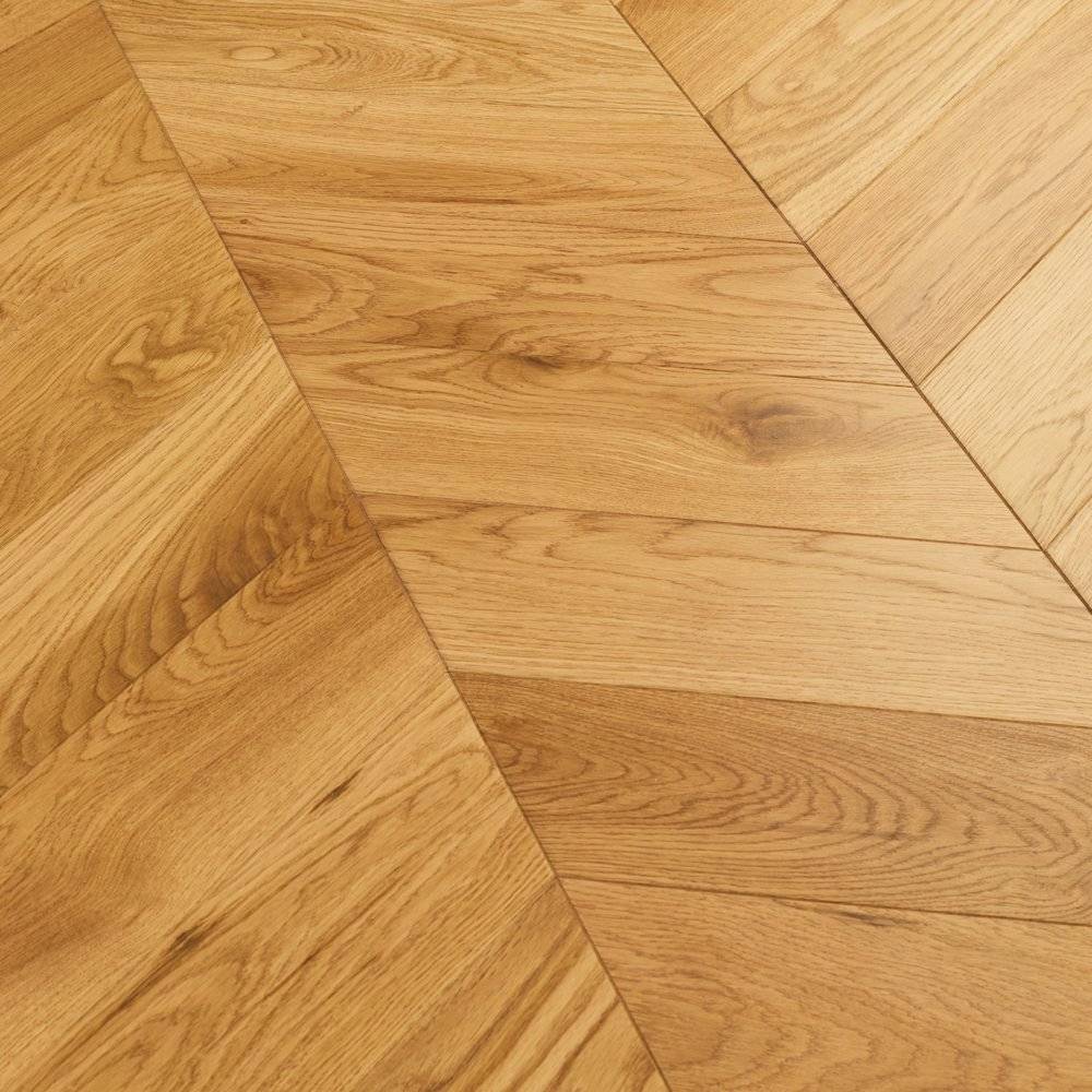Паркет Елка Французская Lab Arte Chevron Дуб Натур 1015 лак 400/328х125х14/3/60°