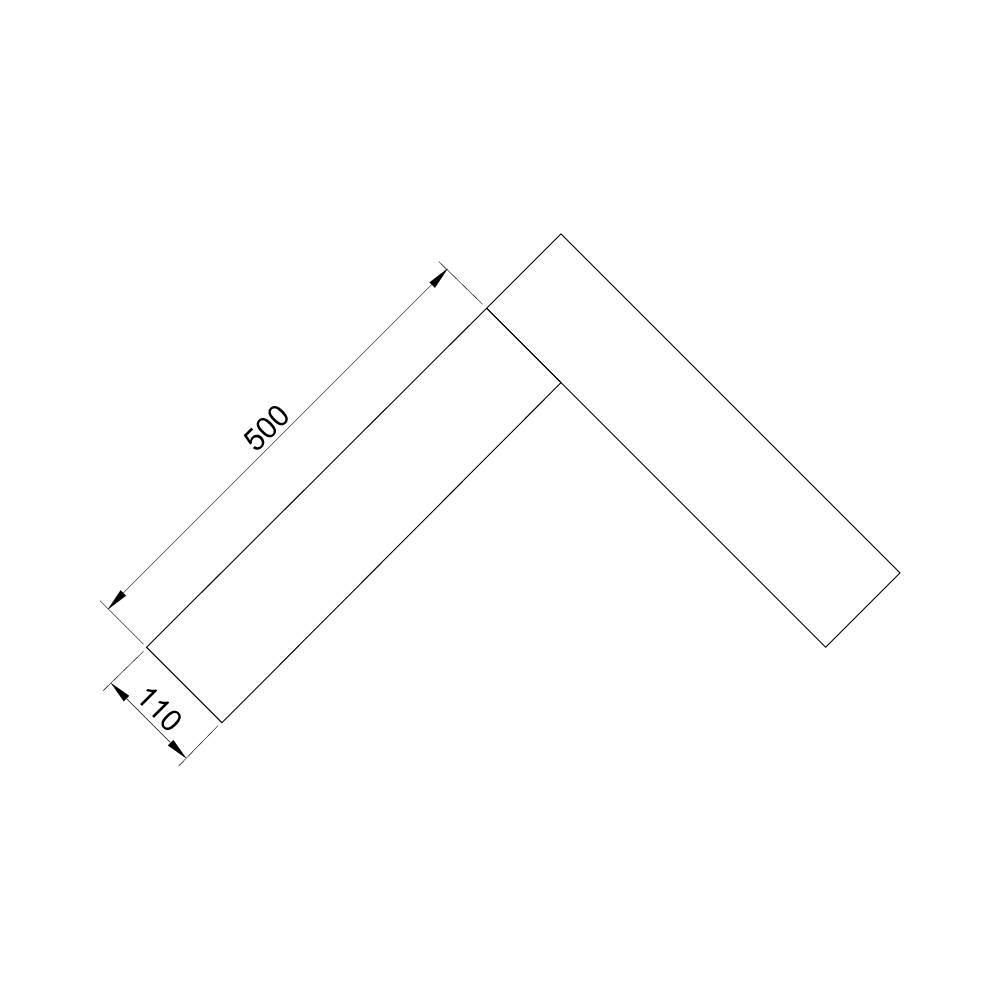 Паркет Елка Английская Lab Arte Angle Дуб Рустик Гридж лак 500х110х14/3