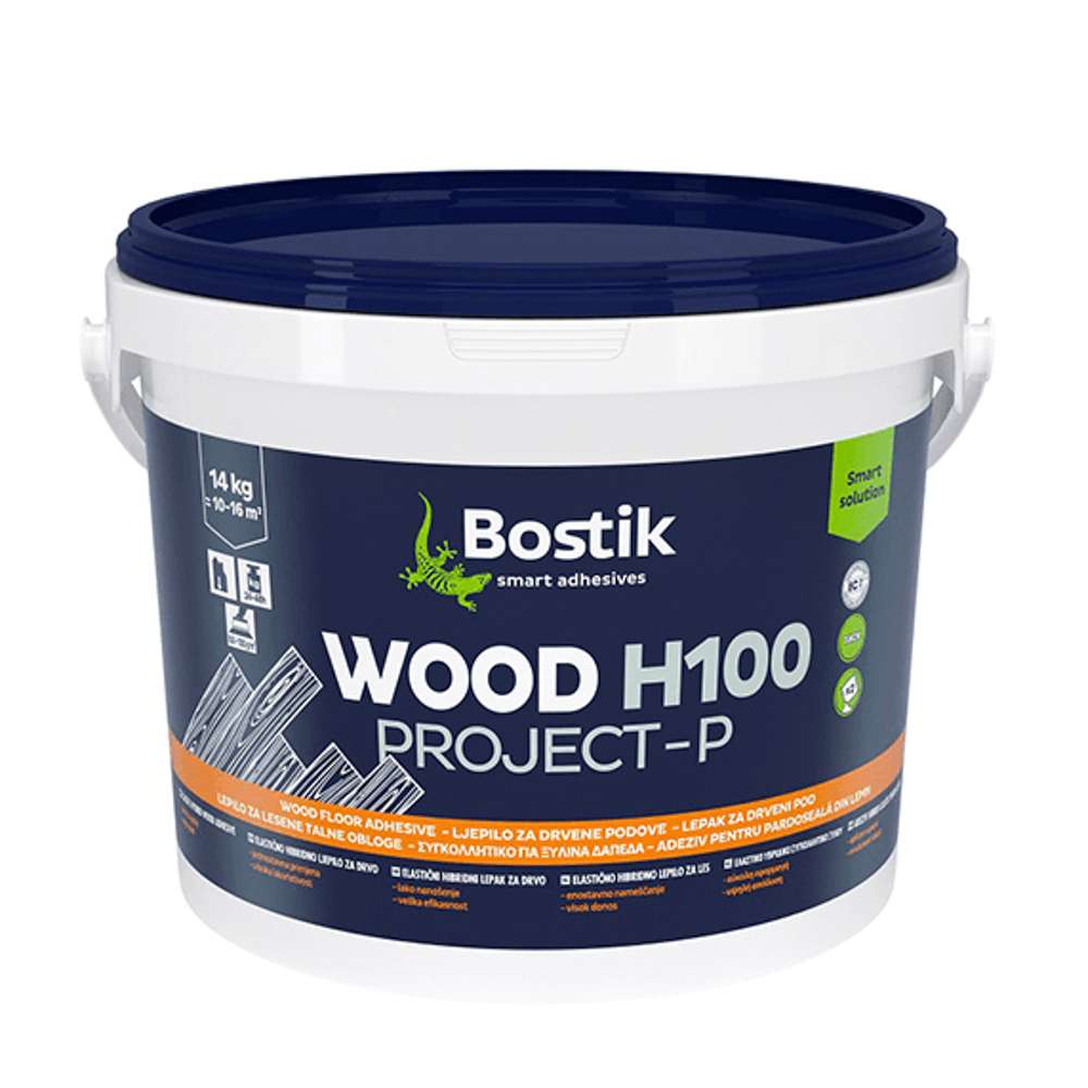 Гибридный клей для паркета BOSTIK WOOD H100 PROJECT-P 14кг