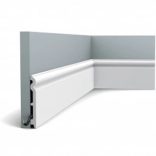 Плинтус из дюрополимера Orac Decor SX138 2000х138х15 в интерьере