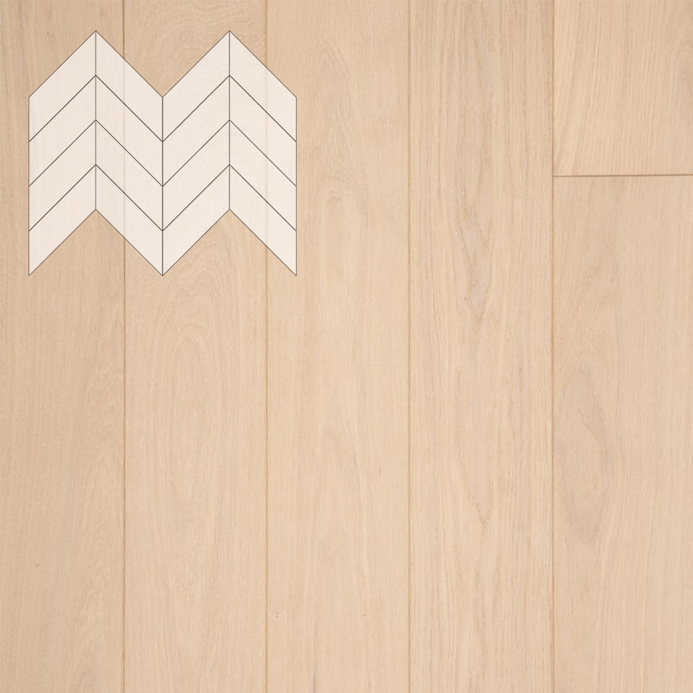 Паркет Елка Французская Lab Arte Chevron Дуб Рустик Лана лак 600/450х150х14/3/45°