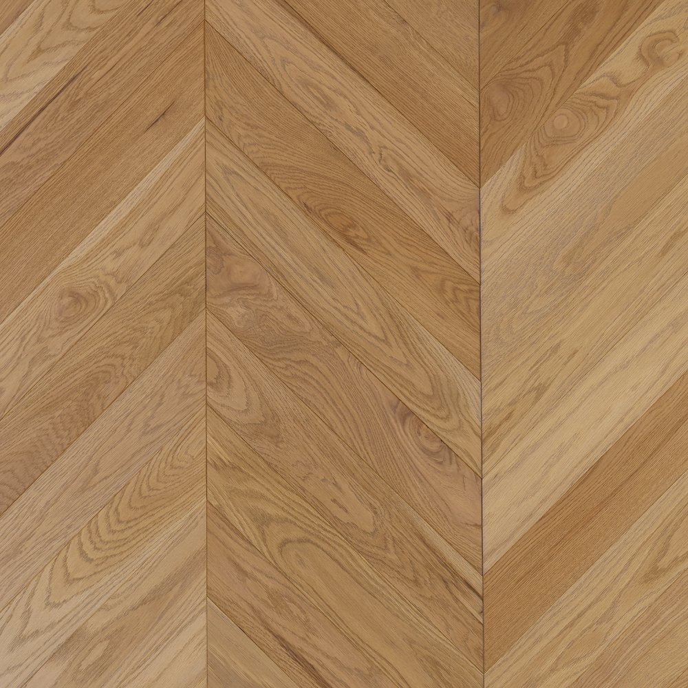Паркет Елка Французская Lab Arte Chevron Дуб Рустик Бург лак 600/450х150х14/3/45°