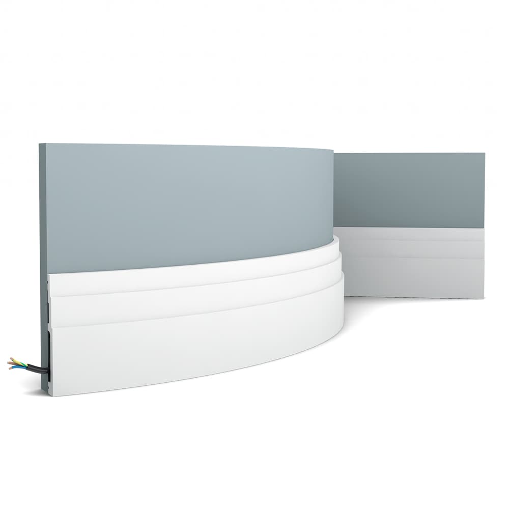 Плинтус из дюрополимера Orac Decor гибкий SX180F 2000х120х16