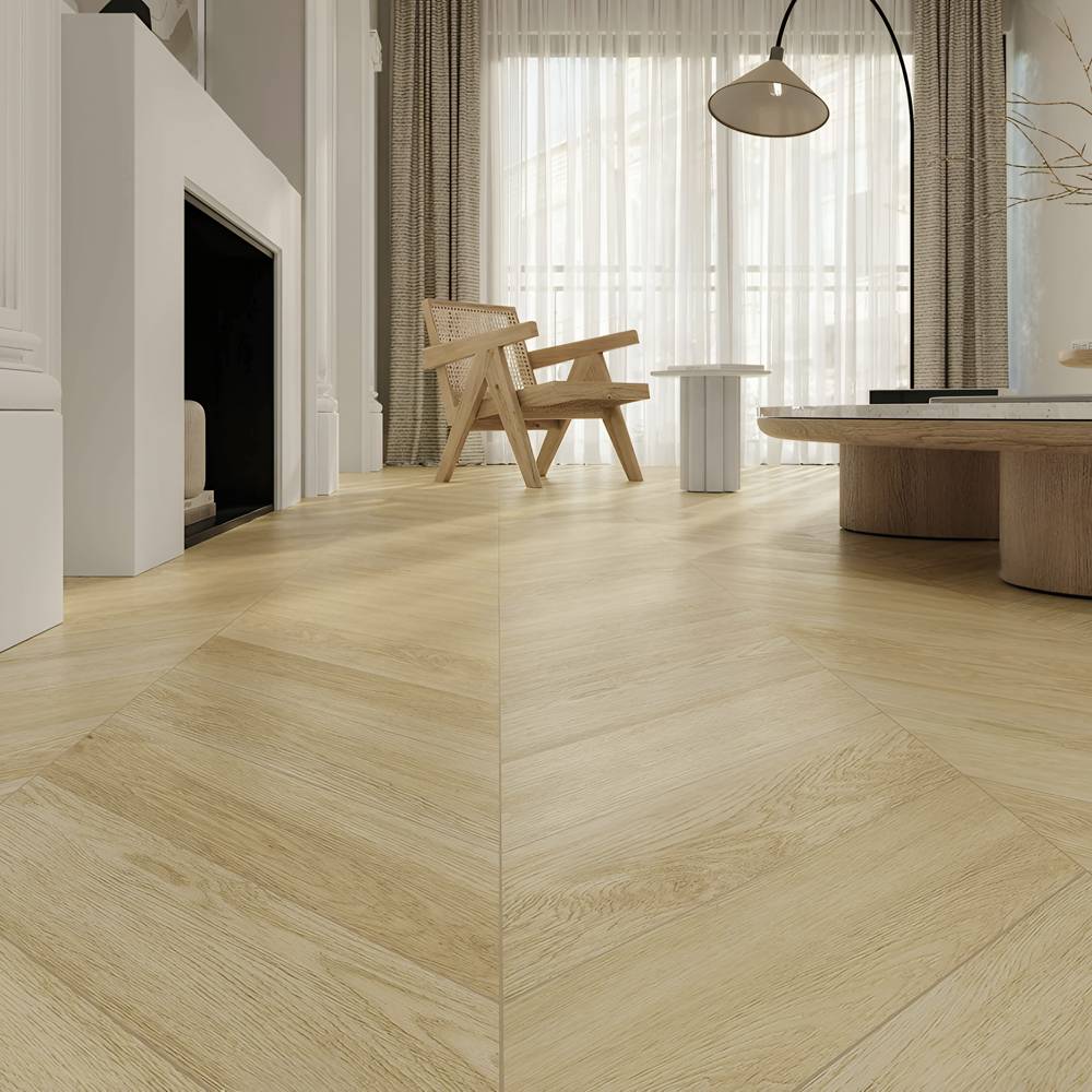 Ламинат ПВХ Alpine Floor Дуб Ваниль Селект Chevron SPC ECO 18-2***