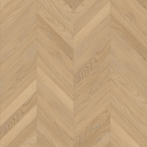 Паркет Елка Французская Lab Arte Chevron Дуб Селект Шёлк лак 600/510х90х14/3/45° в интерьере
