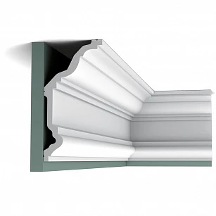 Плинтус из дюрополимера Orac Decor потолочный карниз C332 2000x230x114 в интерьере