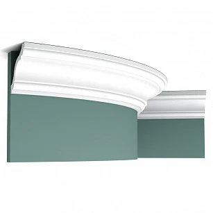 Плинтус из дюрополимера Orac Decor CX123F 2000х80х80 в интерьере