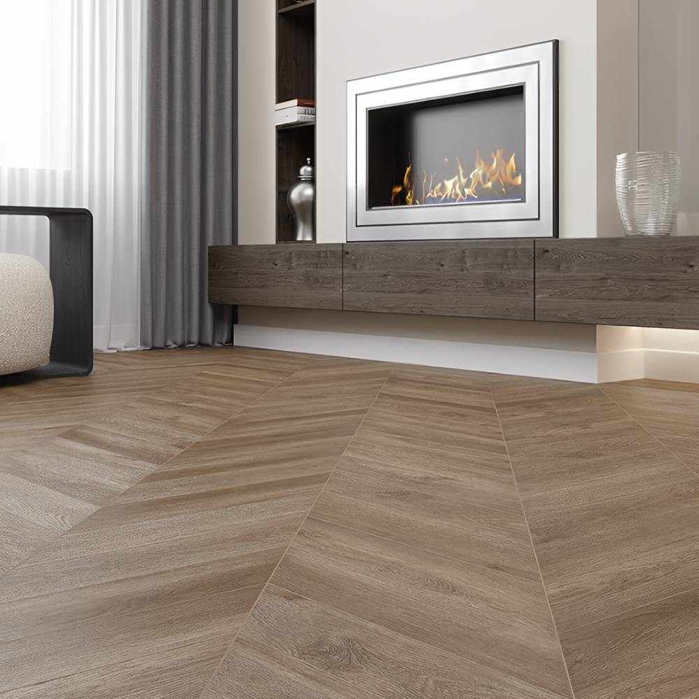 Ламинат ПВХ Alpine Floor Макадамия Chevron SPC ECO 18-5***