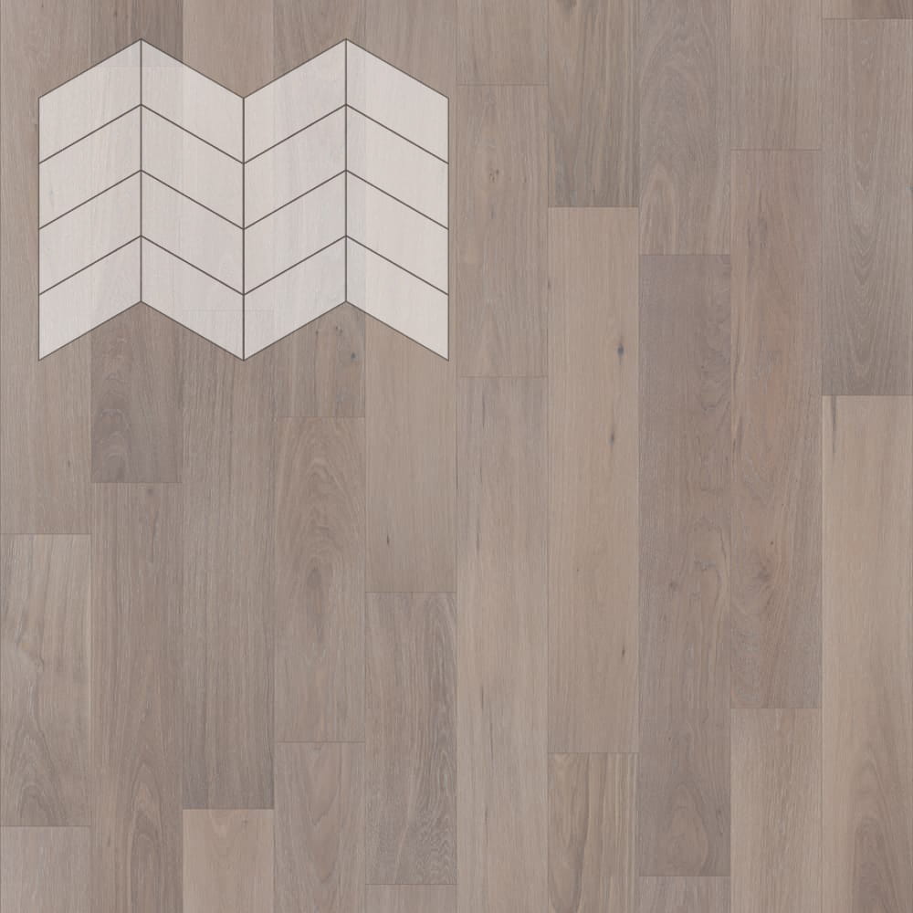 Паркет Елка Французская Lab Arte Chevron Дуб Натур Шарм лак 400/313х150х14/3/60°